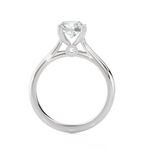 Round Lab Grown Diamond Solitaire Engagement Ring