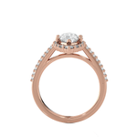 Marquise Lab Grown Diamond Halo Engagement Ring