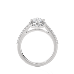 Marquise Lab Grown Diamond Halo Engagement Ring