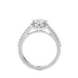 Marquise Lab Grown Diamond Halo Engagement Ring
