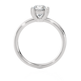 Round Lab Grown Diamond Solitaire Engagement Ring