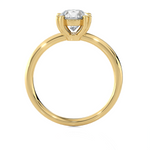 Round Lab Grown Diamond Solitaire Engagement Ring