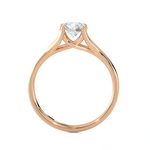 Round Lab Grown Diamond Solitaire Engagement Ring