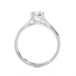 Round Lab Grown Diamond Solitaire Engagement Ring
