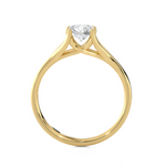 Round Lab Grown Diamond Solitaire Engagement Ring