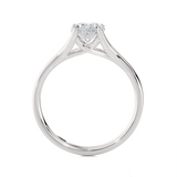 Oval Lab Grown Diamond Solitaire Engagement Ring