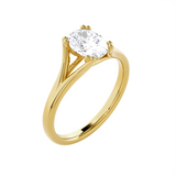 Oval Lab Grown Diamond Solitaire Engagement Ring