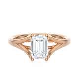 Radiant-Cut Lab Grown Diamond Solitaire Engagement Ring