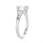 Radiant-Cut Lab Grown Diamond Solitaire Engagement Ring