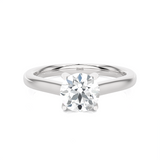 Round Lab Grown Diamond Solitaire Engagement Ring