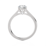 Round Lab Grown Diamond Solitaire Engagement Ring