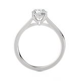 Round Lab Grown Diamond Solitaire Engagement Ring