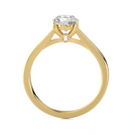 Round Lab Grown Diamond Solitaire Engagement Ring
