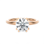 Round Lab Grown Diamond Solitaire Engagement Ring
