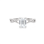 Emerald-Cut Lab Grown Diamond Solitaire Engagement Ring