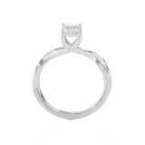 Emerald-Cut Lab Grown Diamond Solitaire Engagement Ring