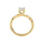Emerald-Cut Lab Grown Diamond Solitaire Engagement Ring