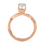 Oval Lab Grown Diamond Solitaire Engagement Ring