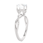 Oval Lab Grown Diamond Solitaire Engagement Ring