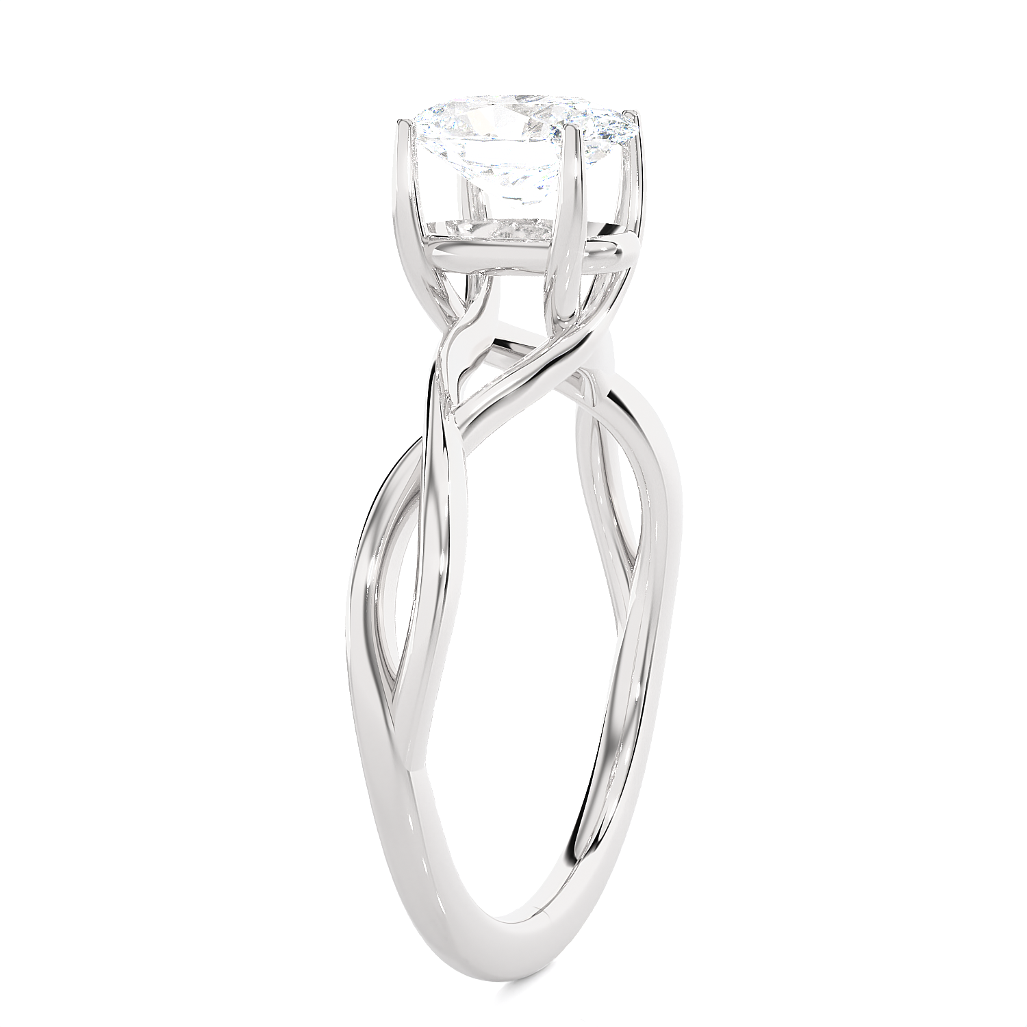 Oval Lab Grown Diamond Solitaire Engagement Ring
