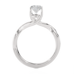 Oval Lab Grown Diamond Solitaire Engagement Ring