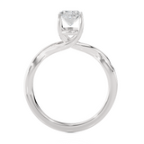 Oval Lab Grown Diamond Solitaire Engagement Ring