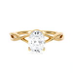 Oval Lab Grown Diamond Solitaire Engagement Ring