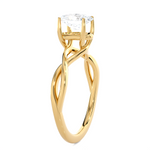 Oval Lab Grown Diamond Solitaire Engagement Ring