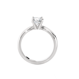 Round Lab Grown Diamond Solitaire Engagement Ring