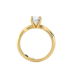 Round Lab Grown Diamond Solitaire Engagement Ring