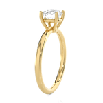 Round Lab Grown Diamond Solitaire Engagement Ring