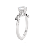 Round Lab Grown Diamond Solitaire Engagement Ring