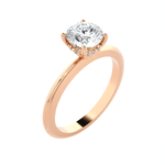 Round Lab Grown Diamond Solitaire Engagement Ring