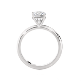 Round Lab Grown Diamond Solitaire Engagement Ring