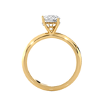 Round Lab Grown Diamond Solitaire Engagement Ring