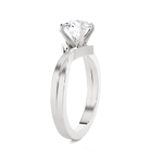 Round Lab Grown Diamond Solitaire Engagement Ring