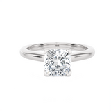 Princess-Cut Lab Grown Diamond Halo Engagement Ring