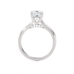 Princess-Cut Lab Grown Diamond Halo Engagement Ring