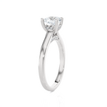 Cushion-Cut Lab Grown Diamond Halo Engagement Ring