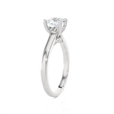 Cushion-Cut Lab Grown Diamond Halo Engagement Ring