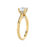 Cushion-Cut Lab Grown Diamond Halo Engagement Ring