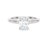 Oval Lab Grown Diamond Halo Engagement Ring