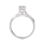 Oval Lab Grown Diamond Halo Engagement Ring