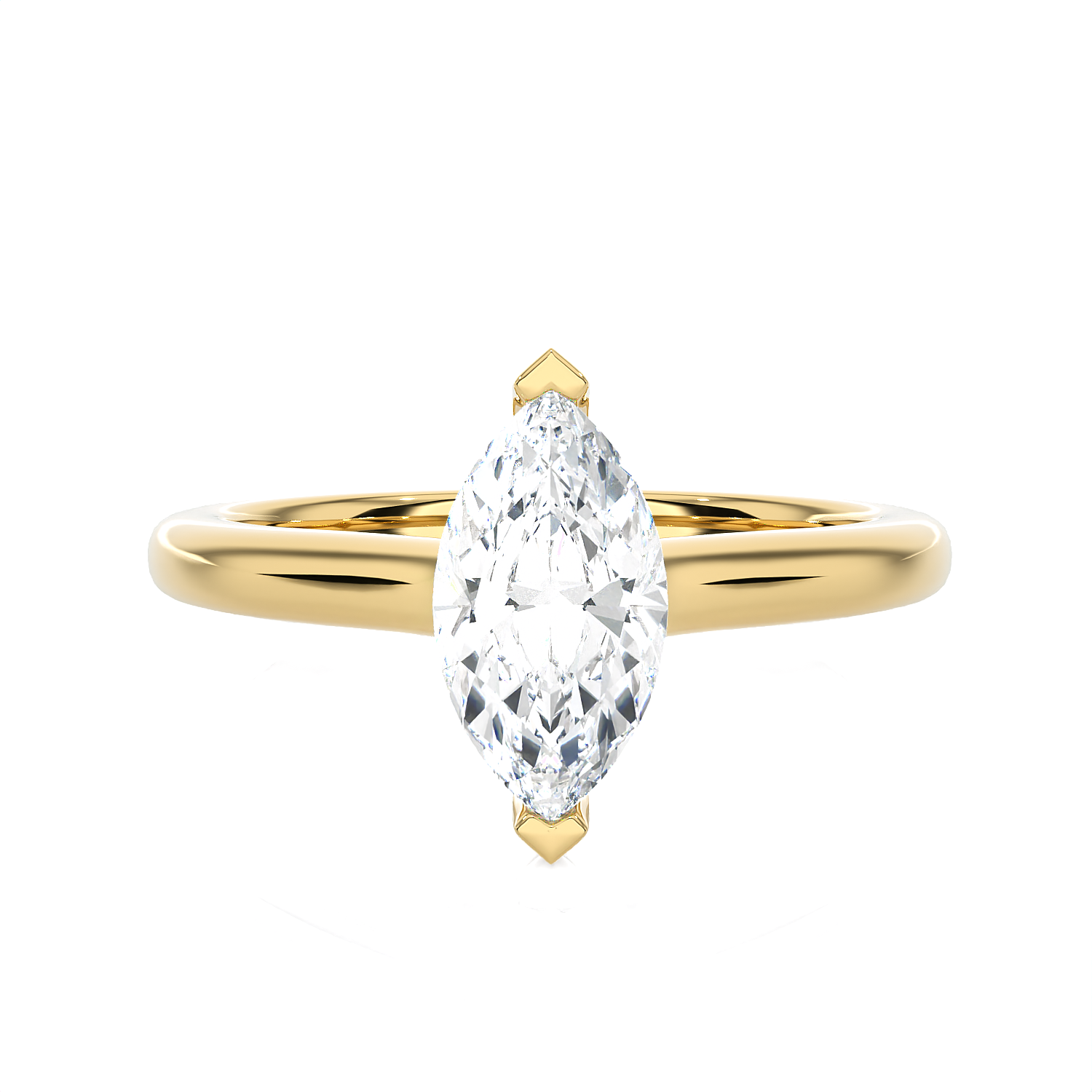 Marquise Lab Grown Diamond Halo Engagement Ring
