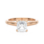 Princess-Cut Lab Grown Diamond Halo Engagement Ring