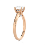 Princess-Cut Lab Grown Diamond Halo Engagement Ring