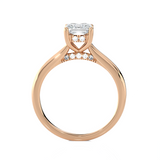 Princess-Cut Lab Grown Diamond Halo Engagement Ring