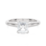 Princess-Cut Lab Grown Diamond Halo Engagement Ring