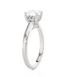 Princess-Cut Lab Grown Diamond Halo Engagement Ring