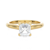 Princess-Cut Lab Grown Diamond Halo Engagement Ring